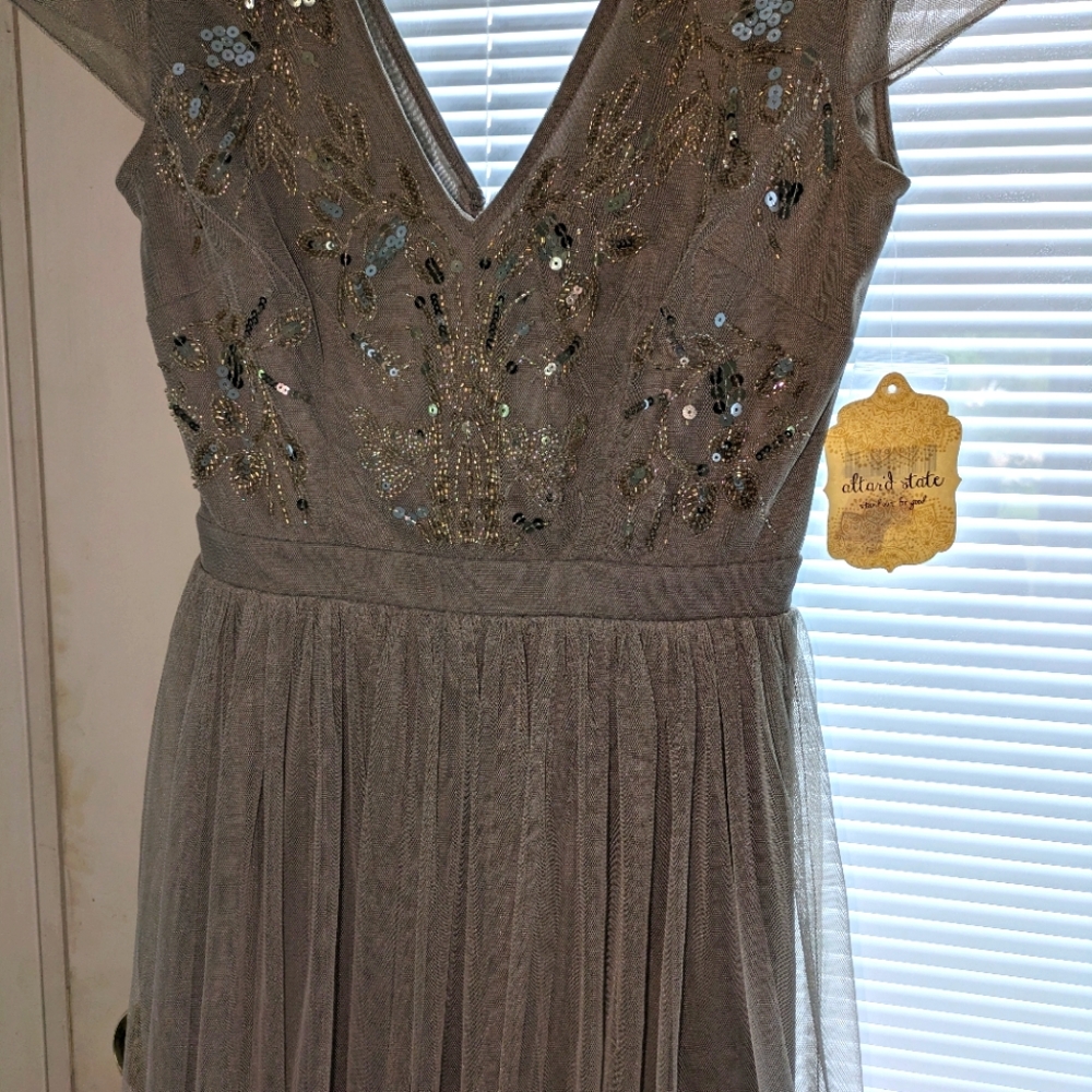 Gray dress